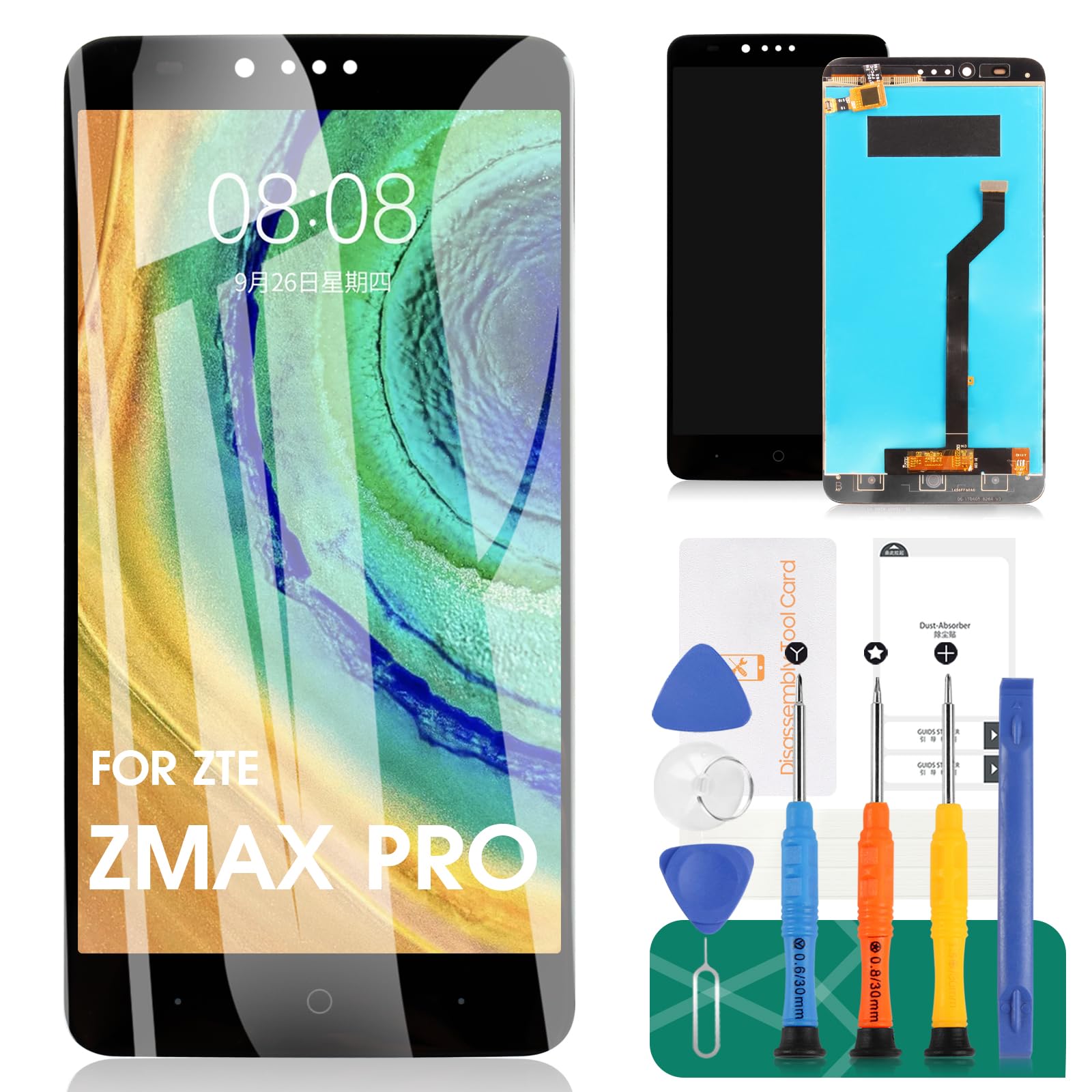 Amazon.com: for ZTE Zmax Pro Screen Replacement for ZTE Zmax Pro